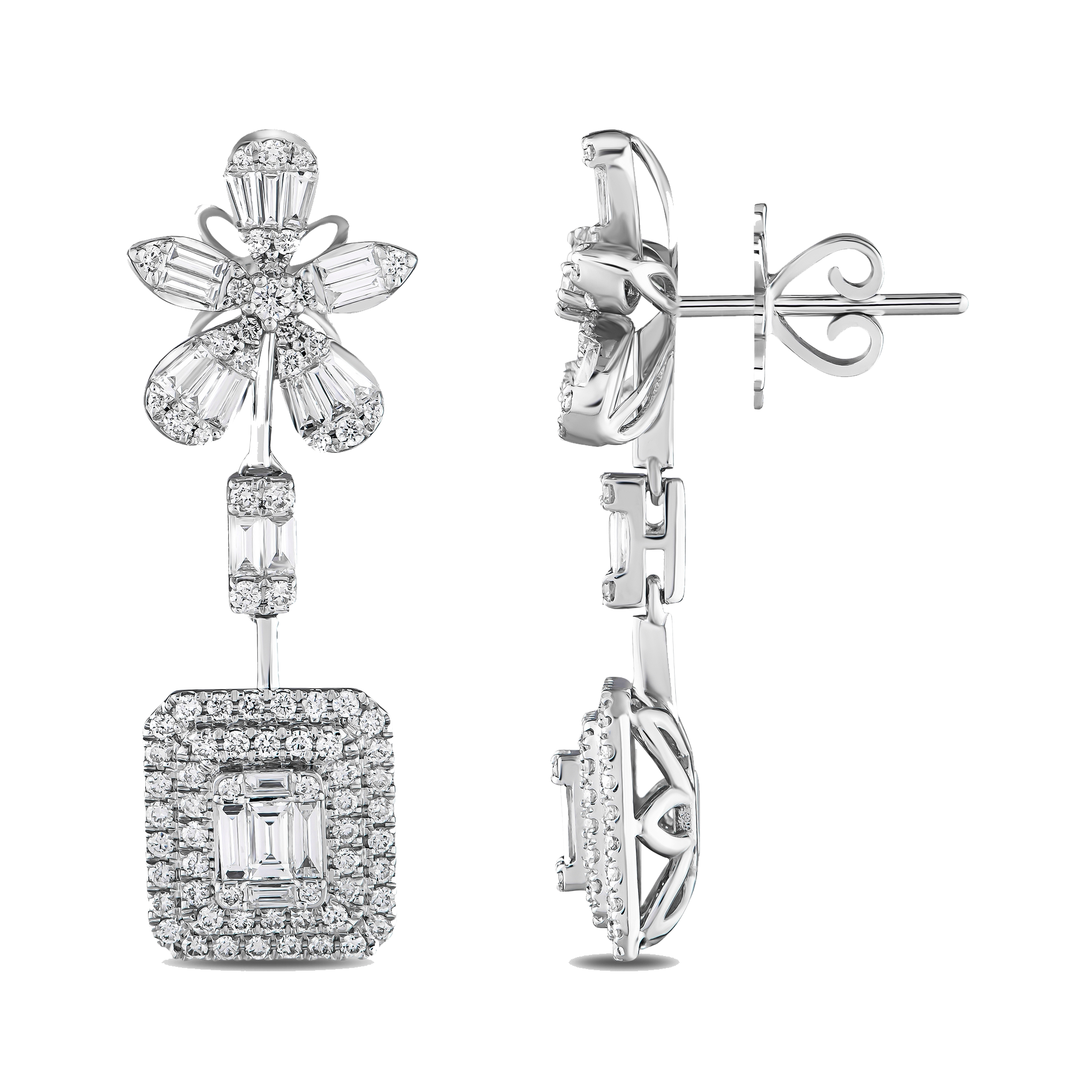 Baguette серьги