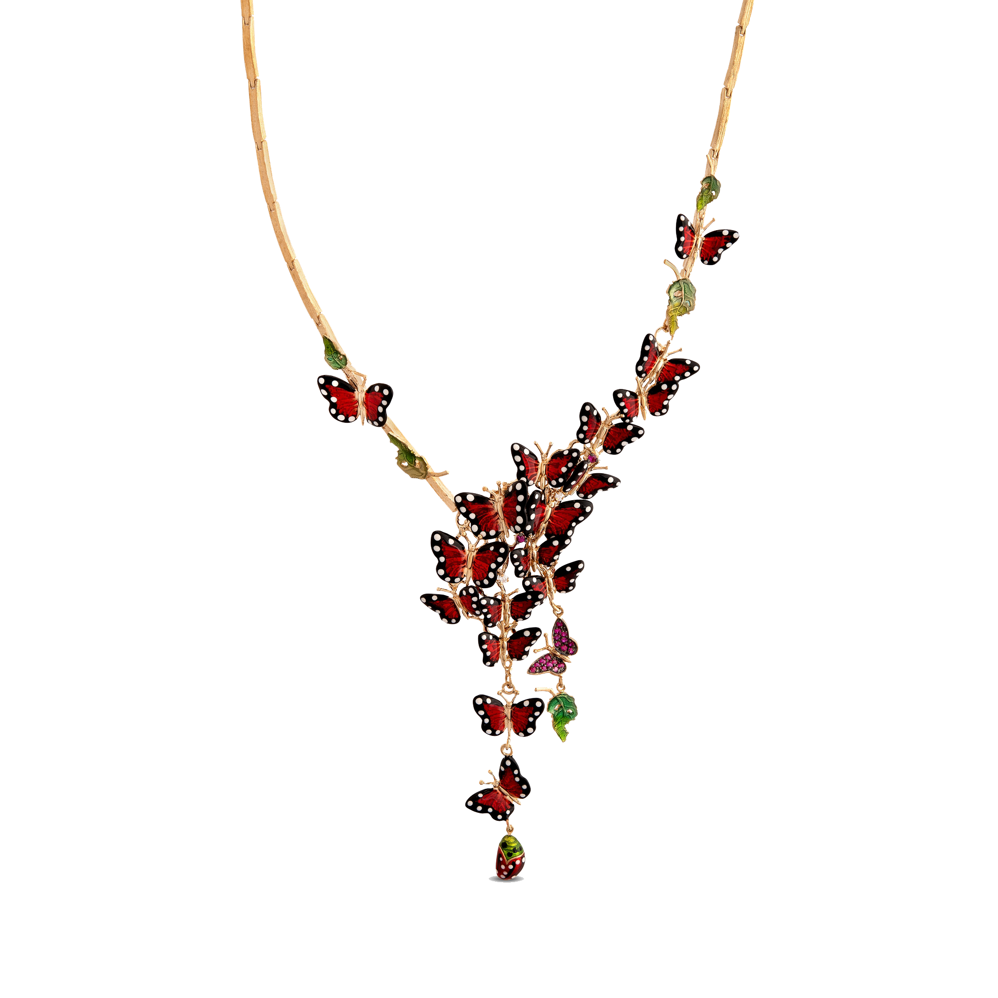 Monarch Butterfly колье
