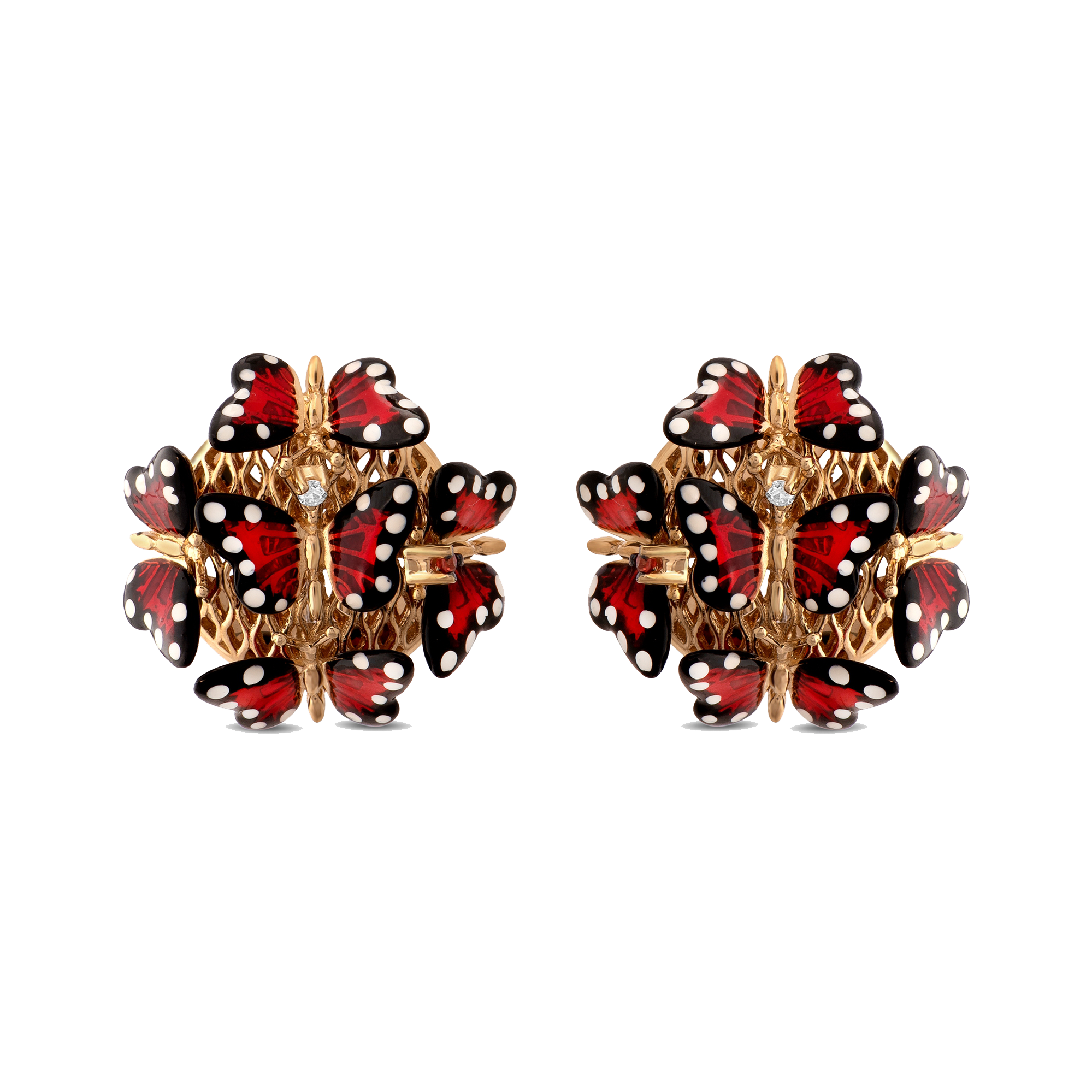 Monarch Butterfly серьги