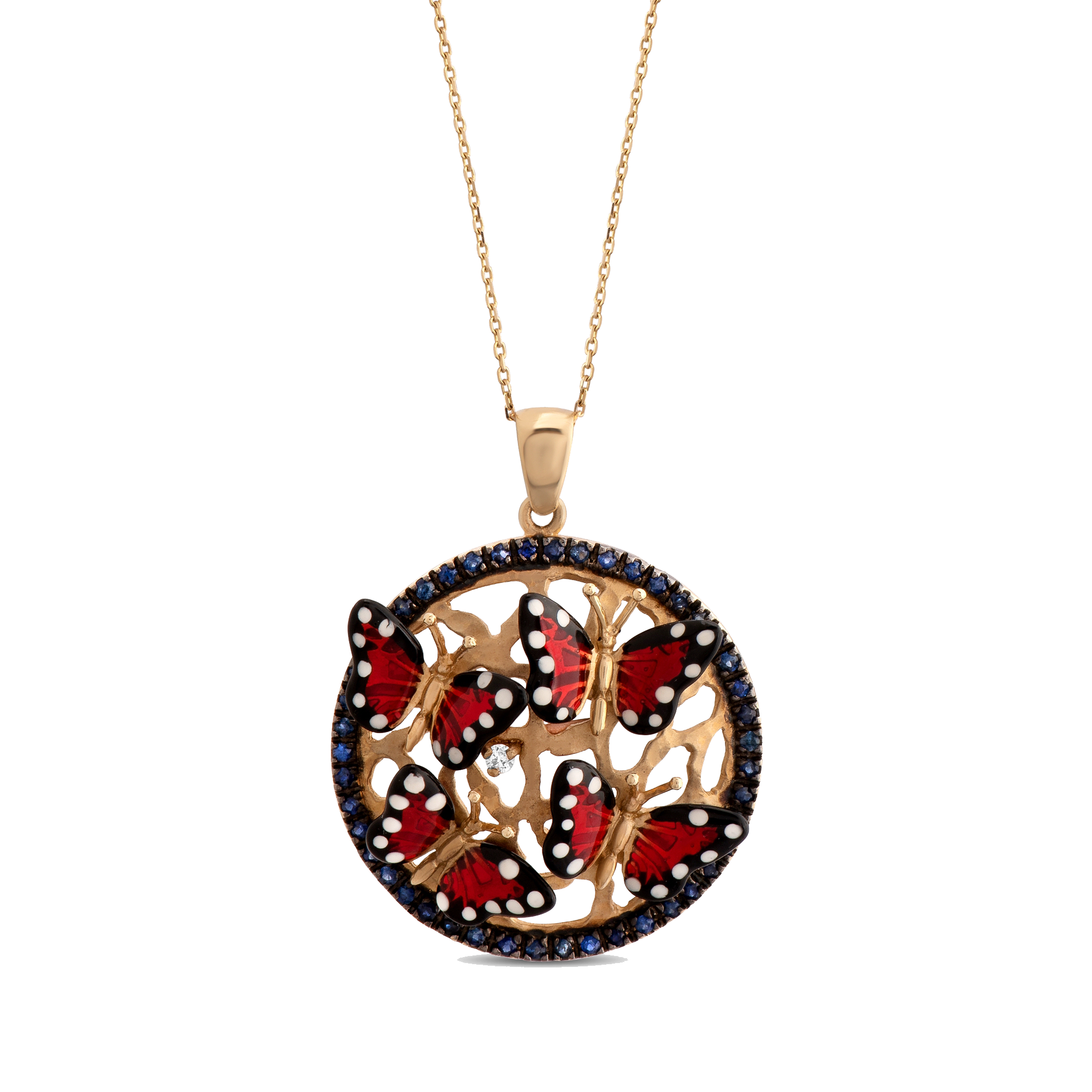 Monarch Butterfly колье