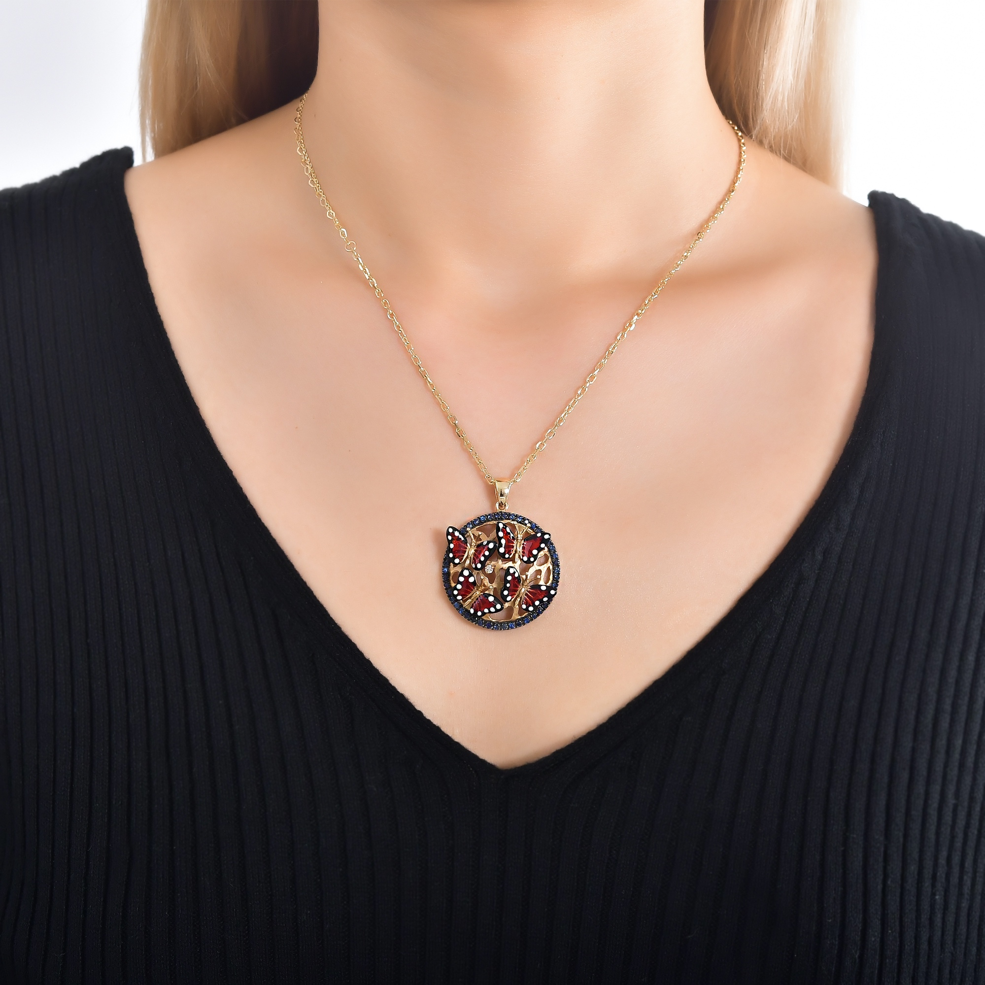 Monarch Butterfly колье