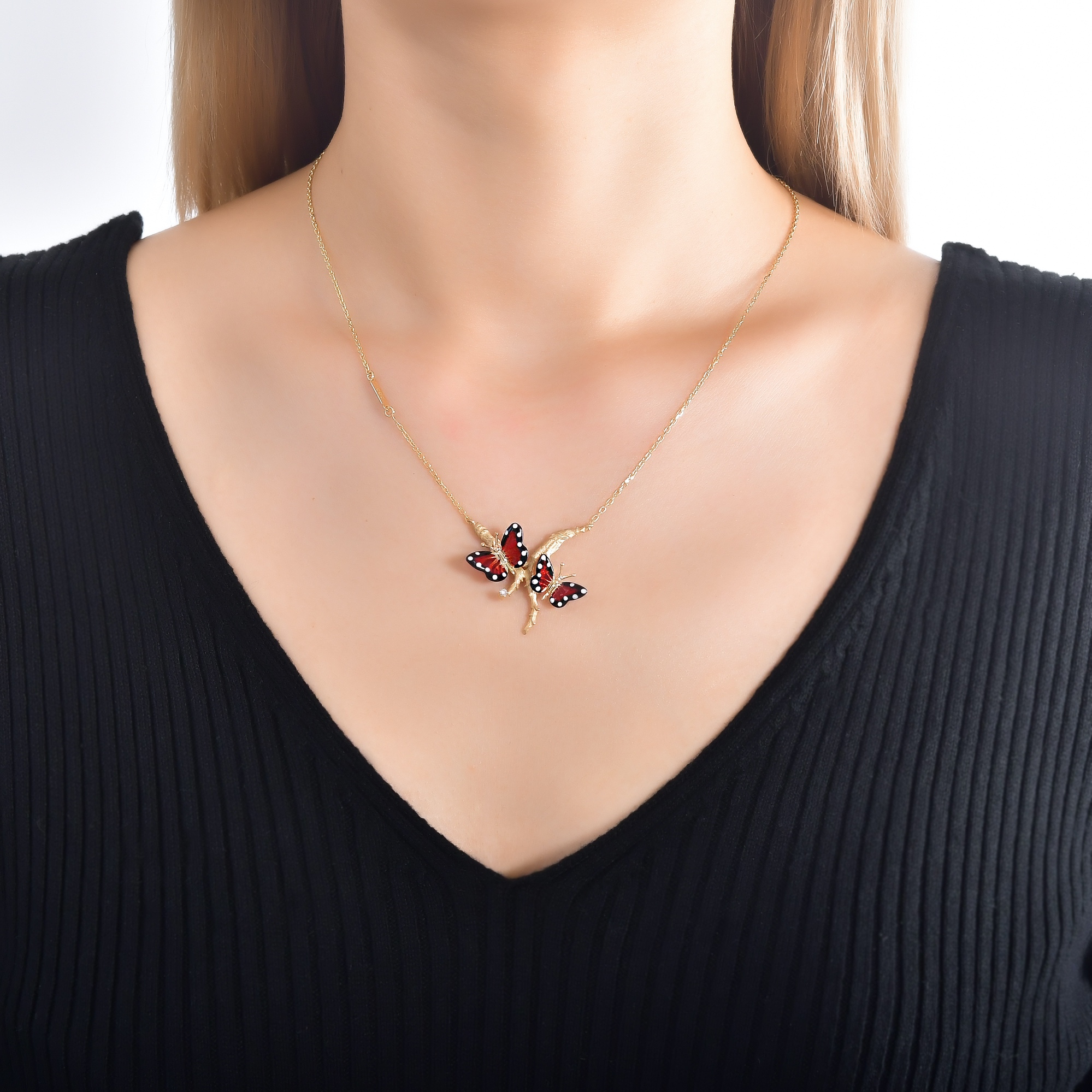 Monarch Butterfly колье