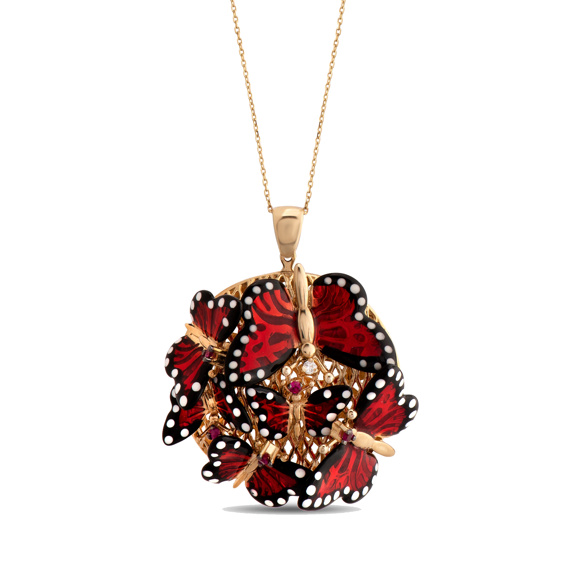 Monarch Butterfly колье