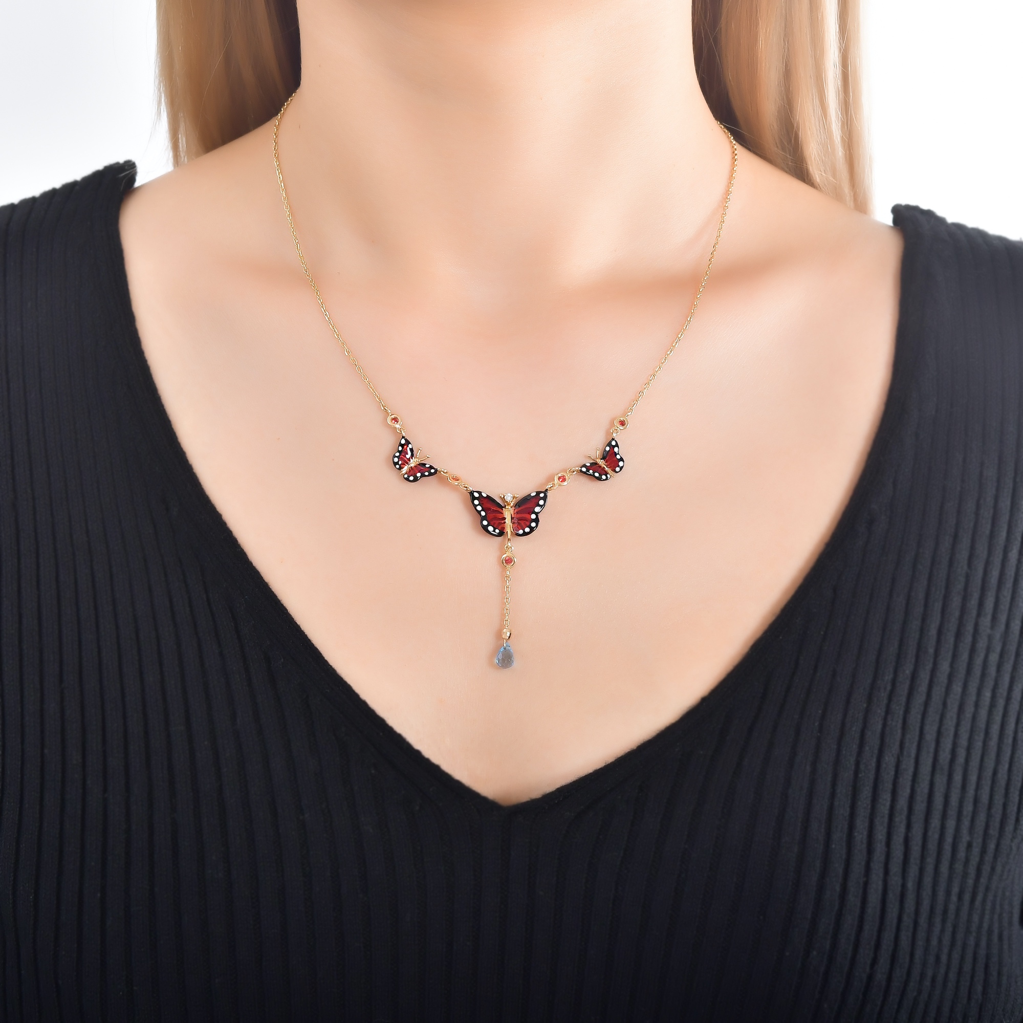 Monarch Butterfly колье