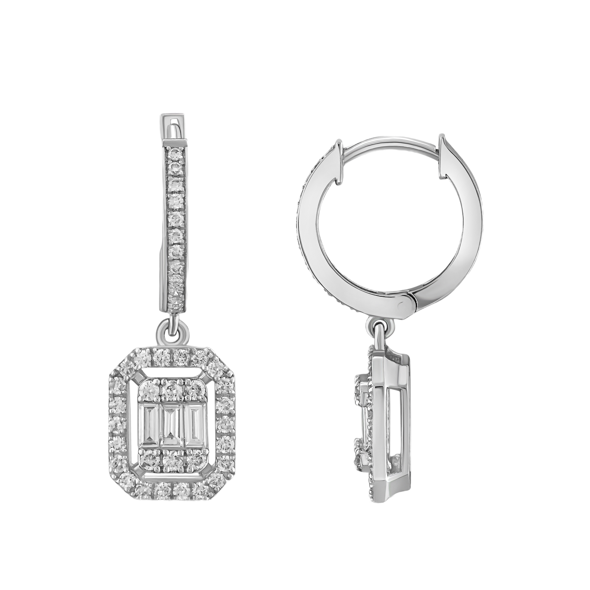 Baguette Серьги