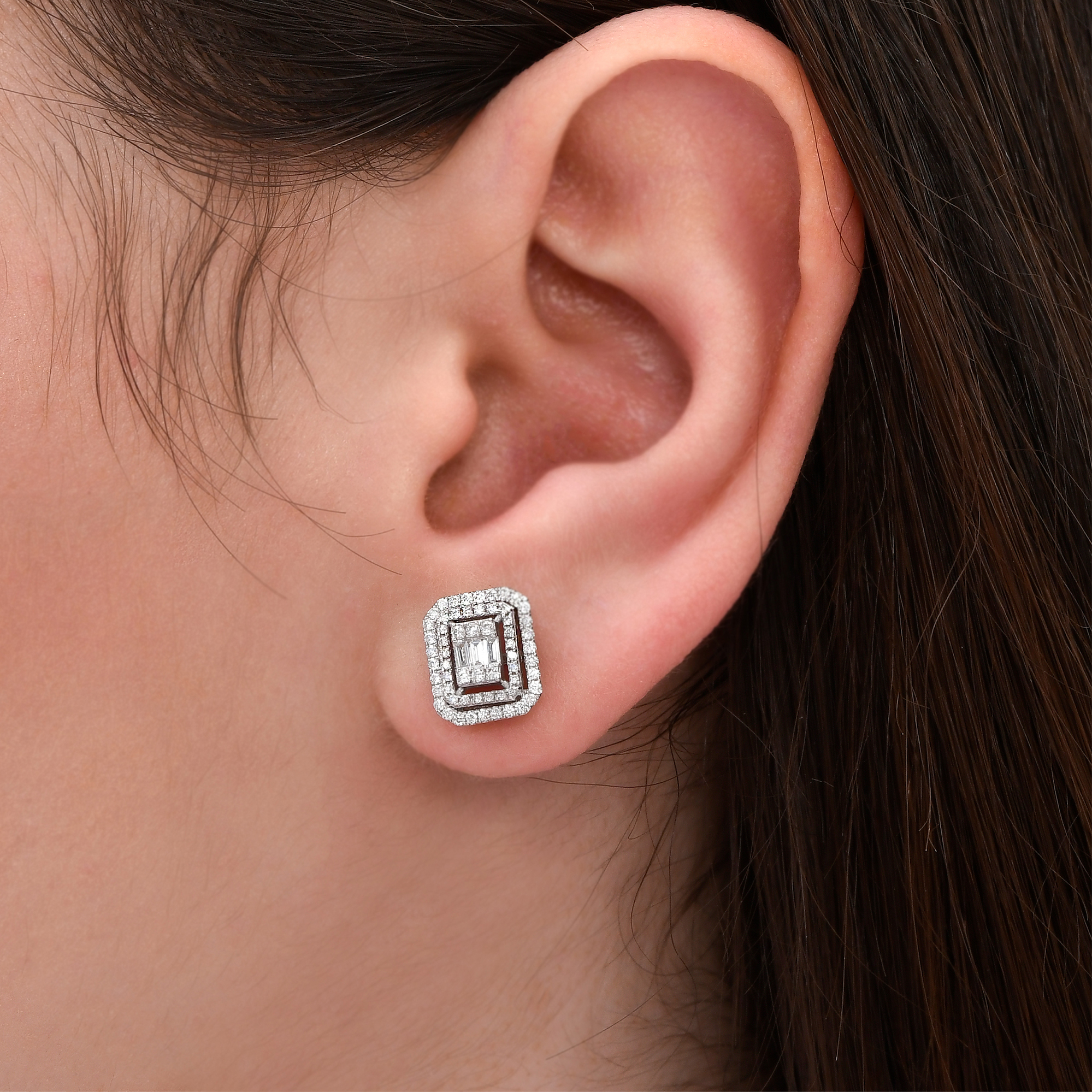 Baguette Серьги