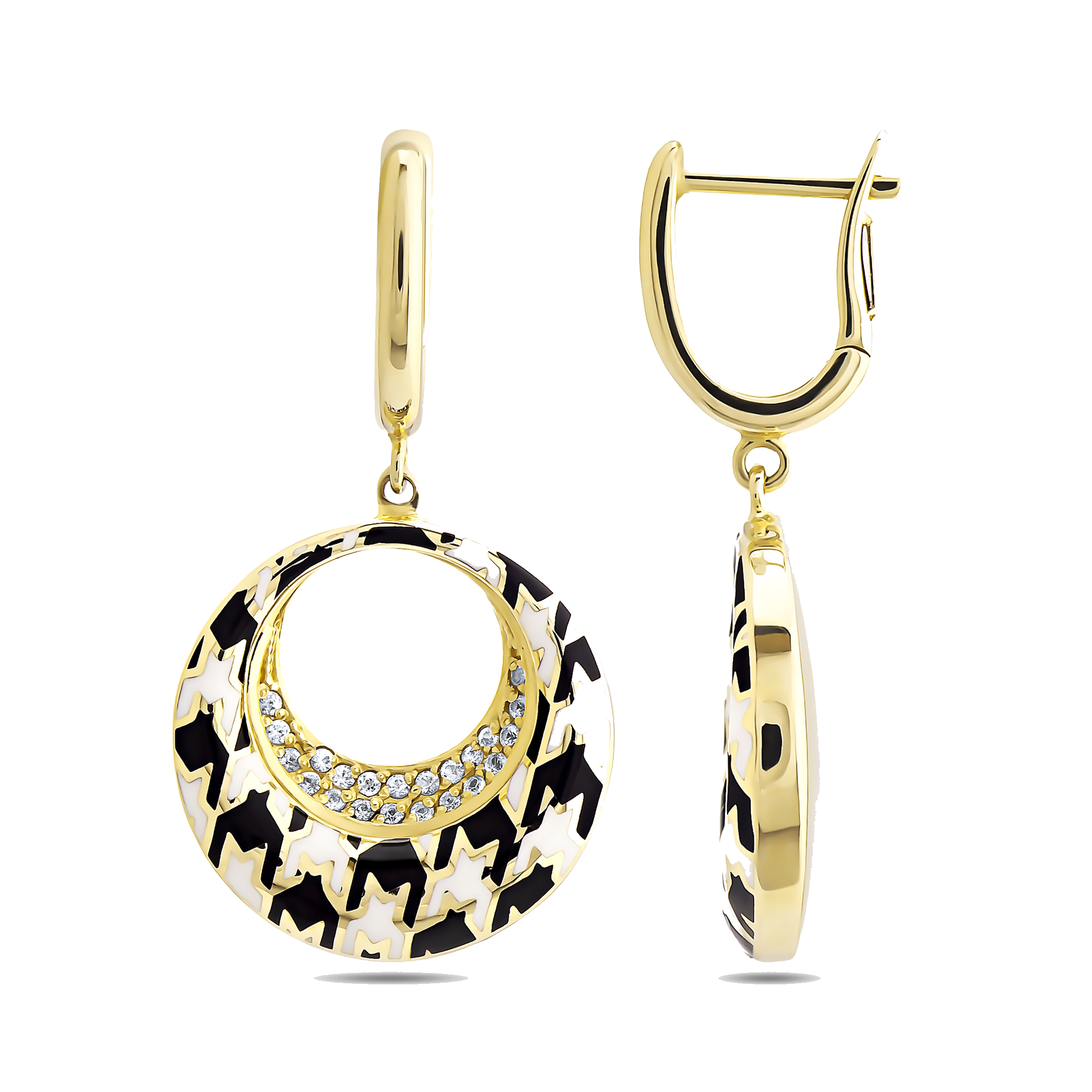 Pied De Poule серьги