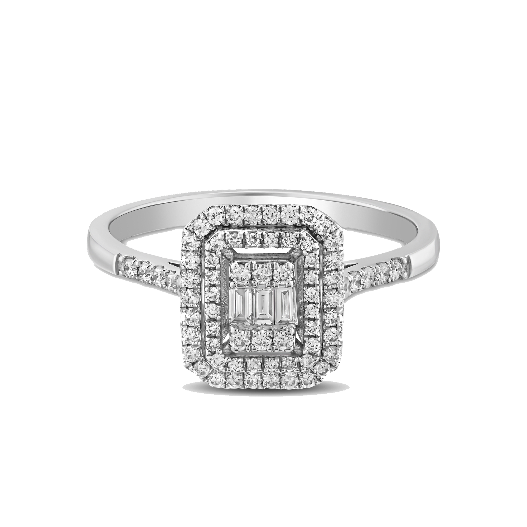 Baguette кольцo