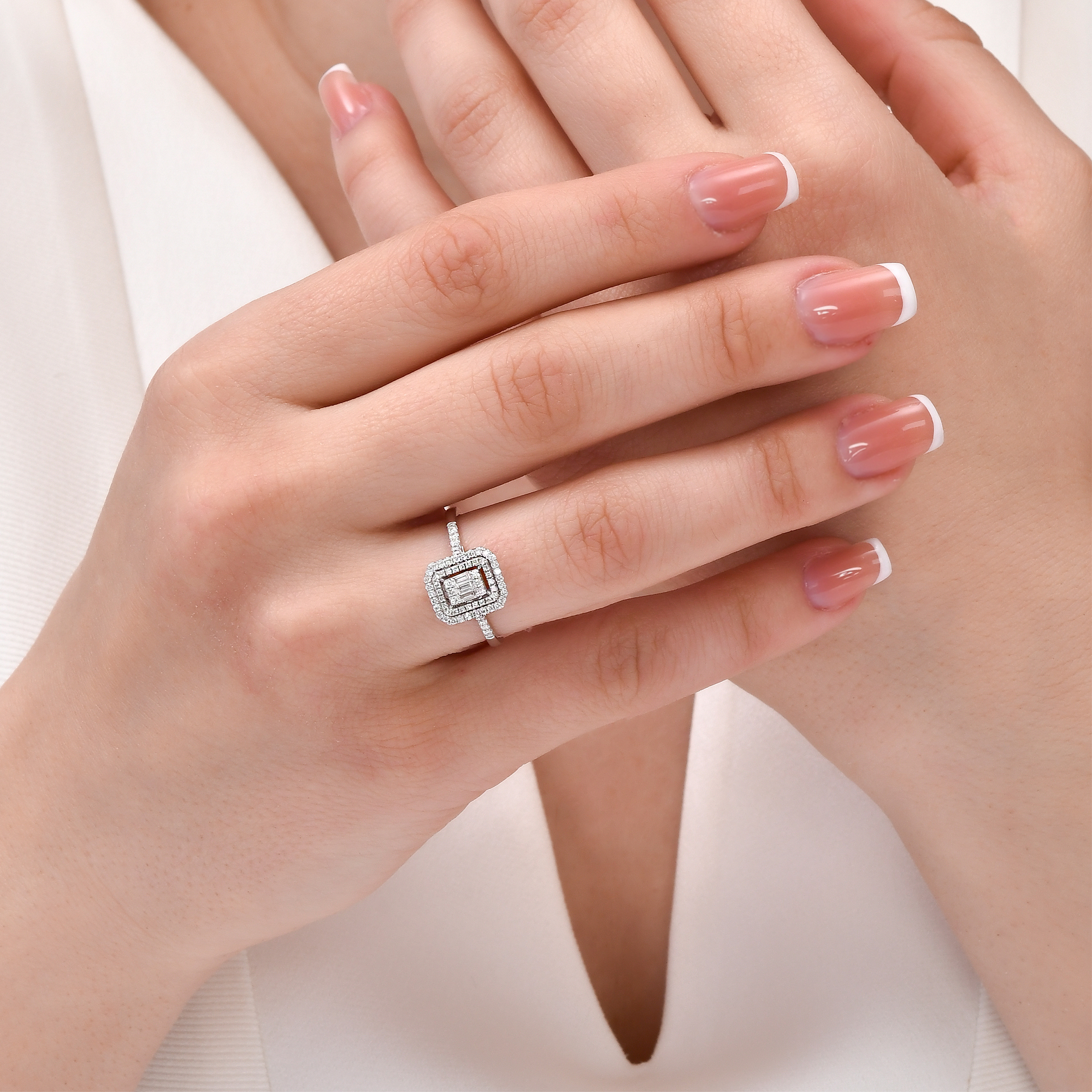 Baguette кольцo