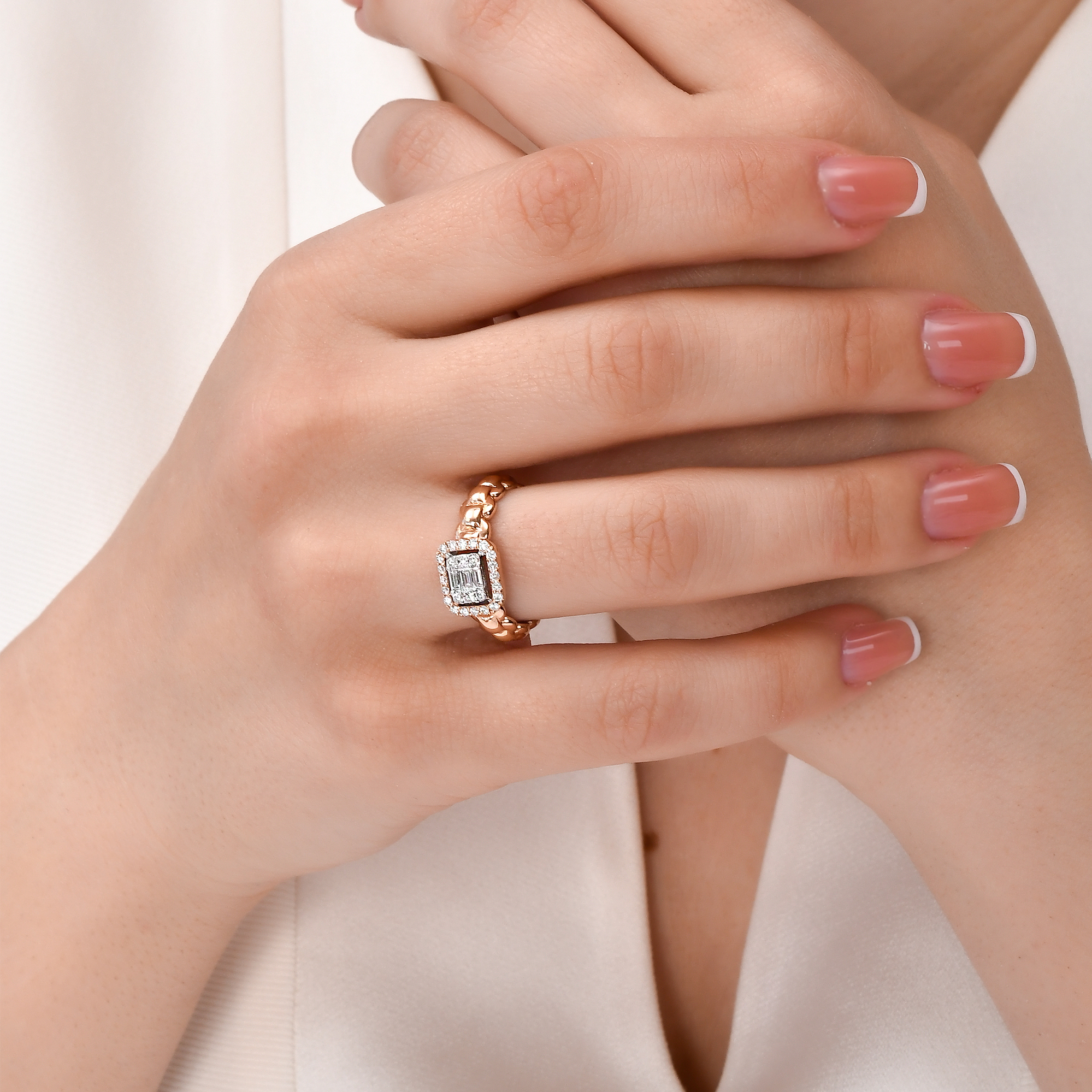 Baguette кольцo