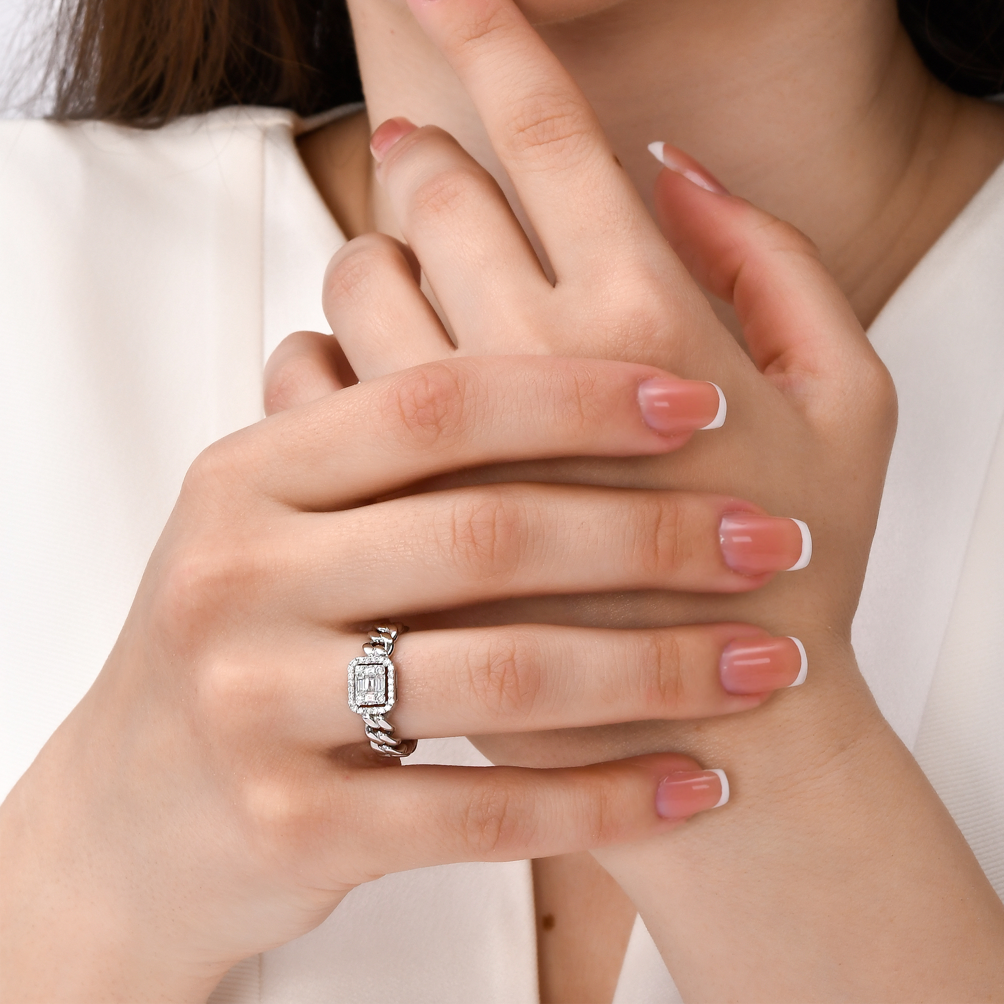 Baguette кольцo